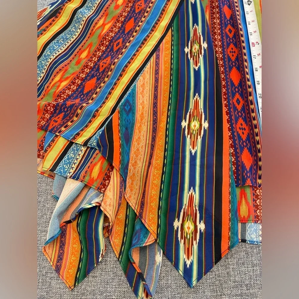 Soft Surroundings Fantasia Carnival Handkerchief Skirt. Size extra large. Fun! - Picture 3 of 7